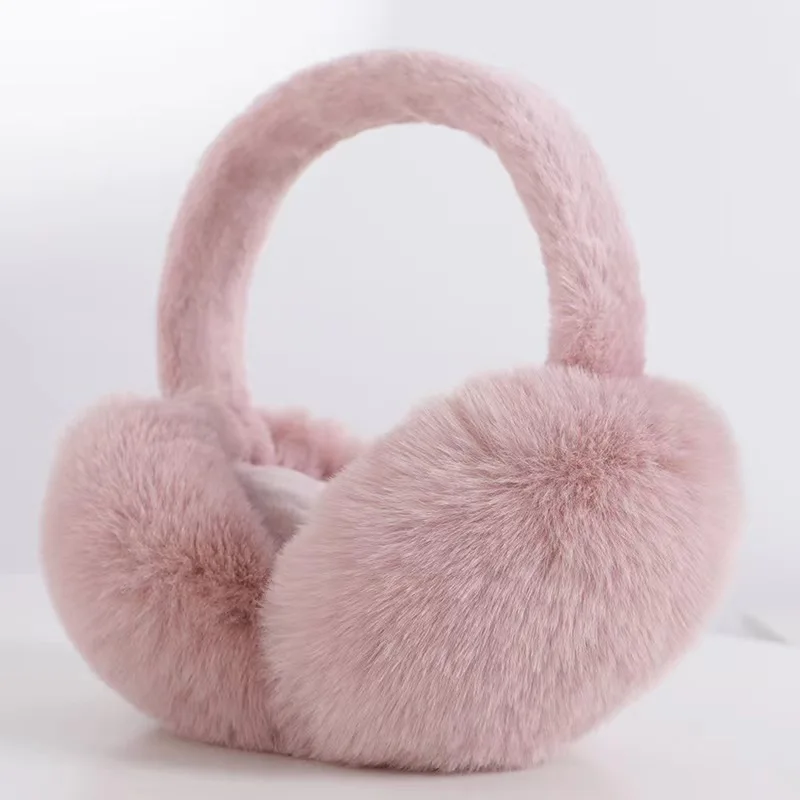 Earmuffs Winter girl cute plush winter warm earbag anti-freeze earcap earmuffs Ear protector can fold ear warm