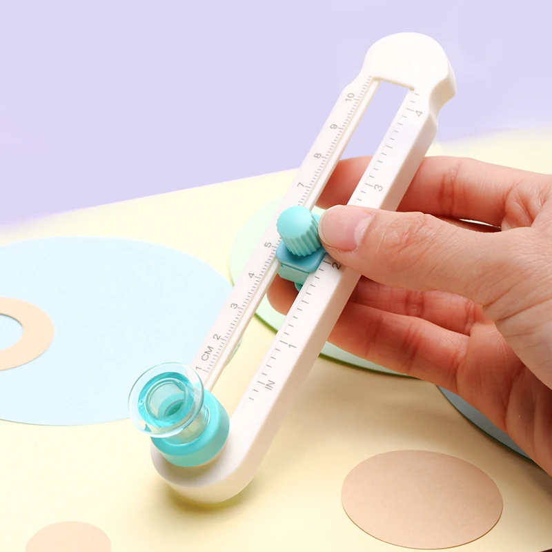 Portable 360 rotary round paper cutter diameter of 2-20 Circle cutting mini circle paper cutter machine13202