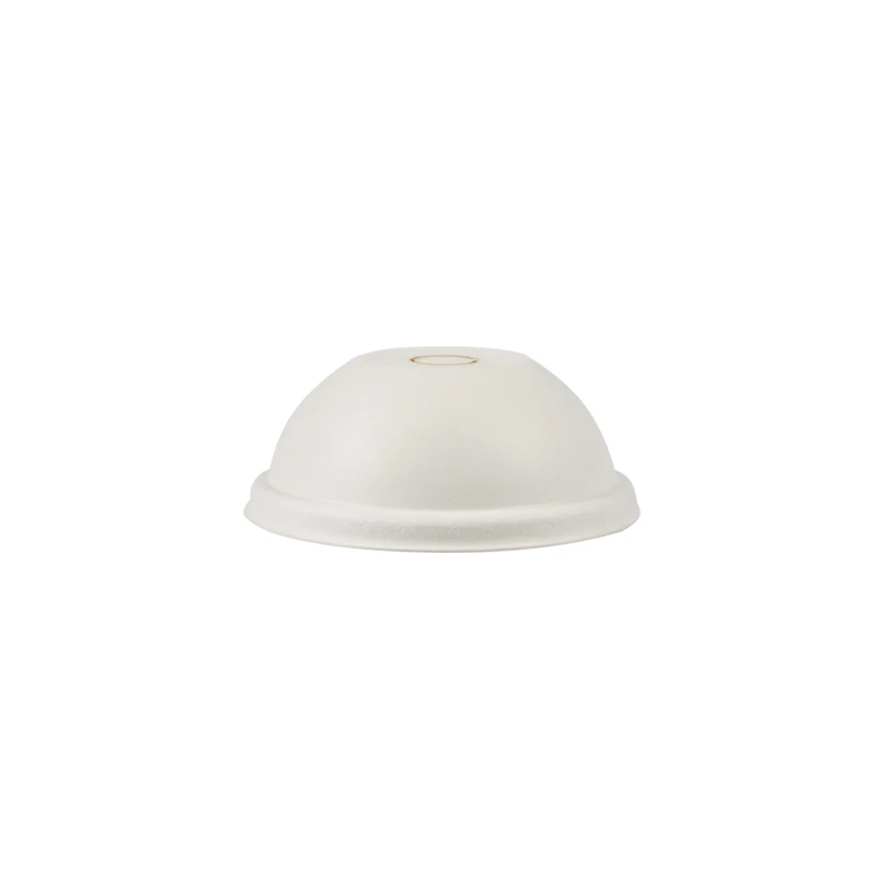 Dsechable disposable custom paper cup lid and compostable