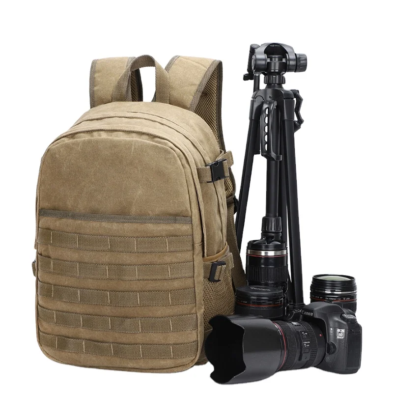 LOGO Double shoulder camera SLR micro single camera waterproof anti theft large capacity DRONE backpack