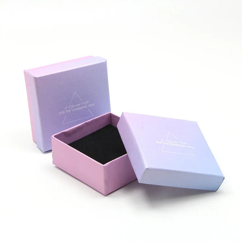 High Quality Black Wholesale Custom Logo Spot Uv Print Gift Packaging Book Shape Lift Off Lid Box With Foam Insert For Jewelry