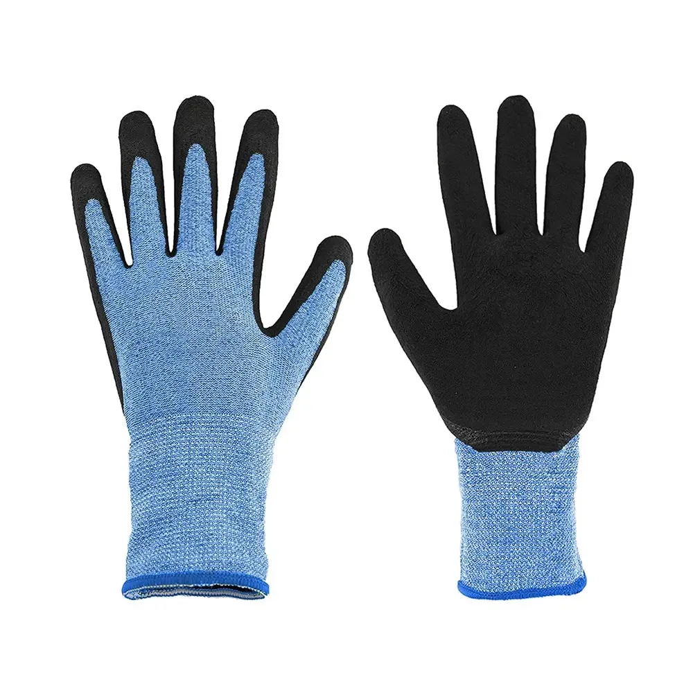 18 gauge Anti Cut Level-5 Sandy Nitrile coated gloves