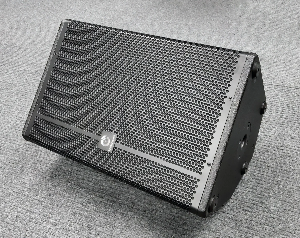 Professional active sound system single 10 inch stage monitor speaker 300W AES power DJ speaker with D class power amplifier