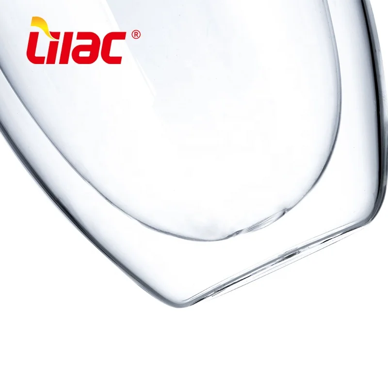 Lilac BSCI SGS LFGB 250ml 350ml 450ml vasos de vidrio personalizados por mayor tazza di caff espresso verre a cafe glass cup