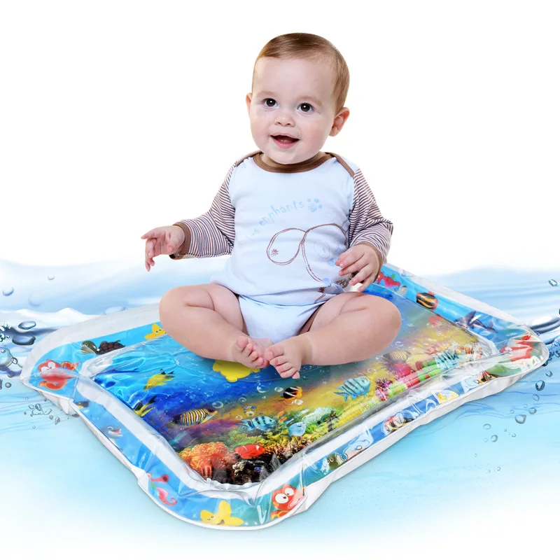 Sunshine Bpa Free Tummy Time Baby And Infants Kids Inflatable Water Filled Play Mat Animal Floating Educational Toys Wholesale