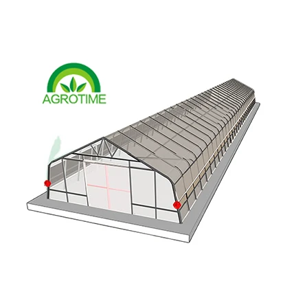 2020 best Wide span designable plastic film greenhouse hot galvanized tube green house strong hoop house for sale