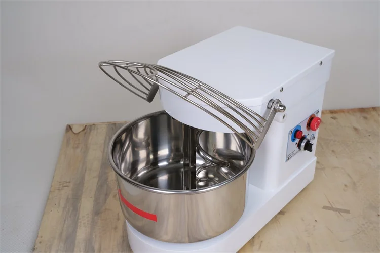 7L small spiral dough mixer DC motor with two speed reverse function 3KG flour capacity bread making machine bakery equipment