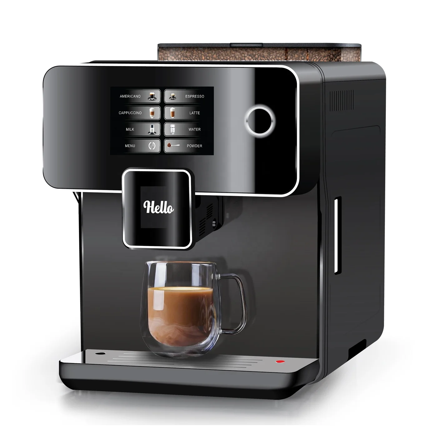 Super fully automatic espresso touch screen coffee machine commercial /Italy pump machine for sale