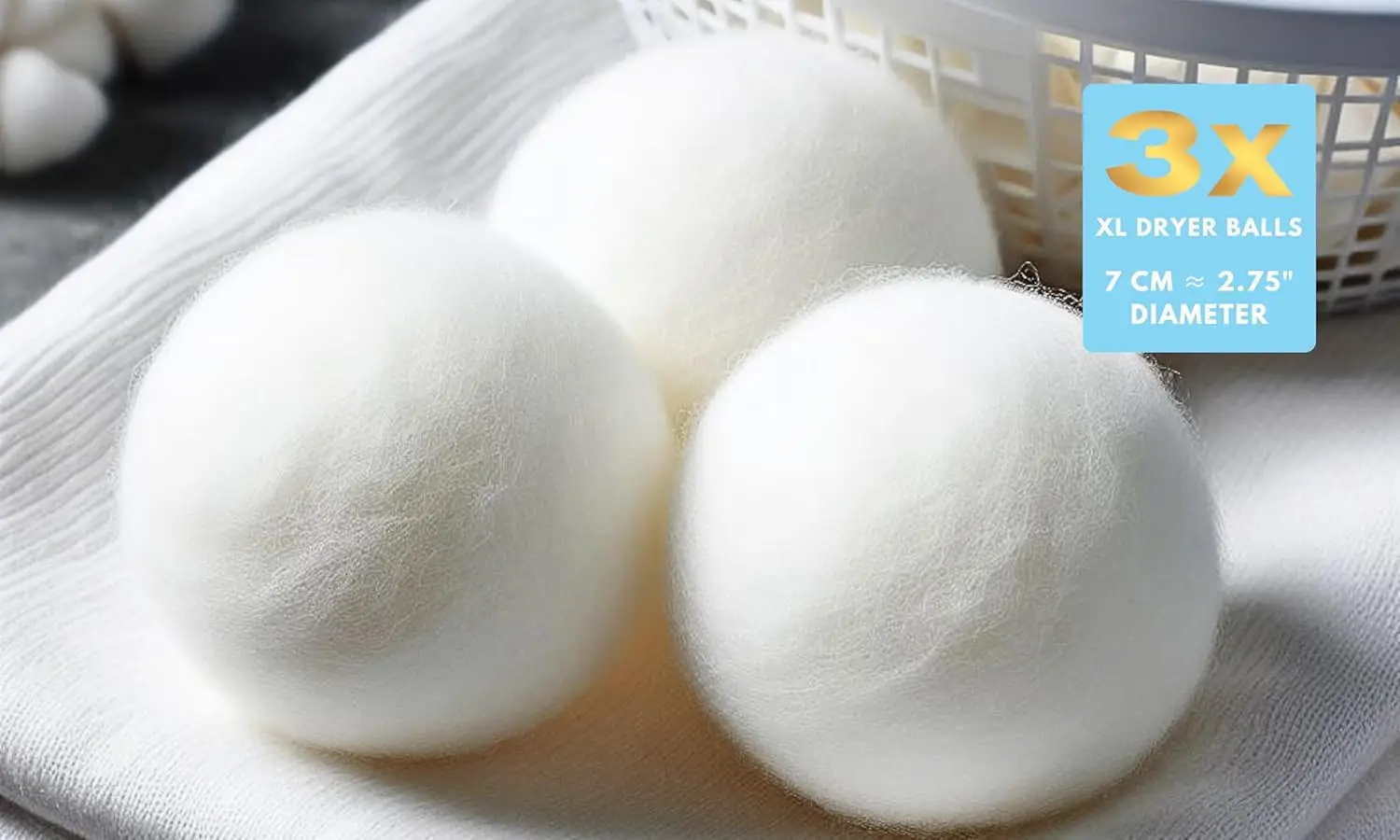 wholesale Top Seller Same Private Label Organic Wool Dryer Balls New Zealand Sheep Laundry Dryer ball for Saves Drying Time