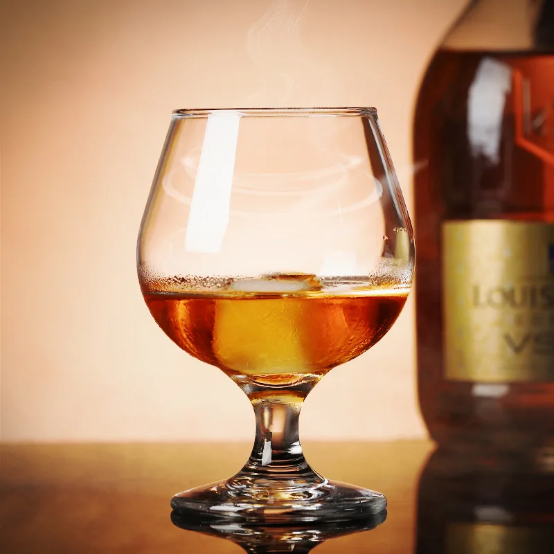 Brandy Thickening Glass Short Foot Cognac Glass XO Whiskey Glass Large Belly Craft Wine Tumbler Drink Cup