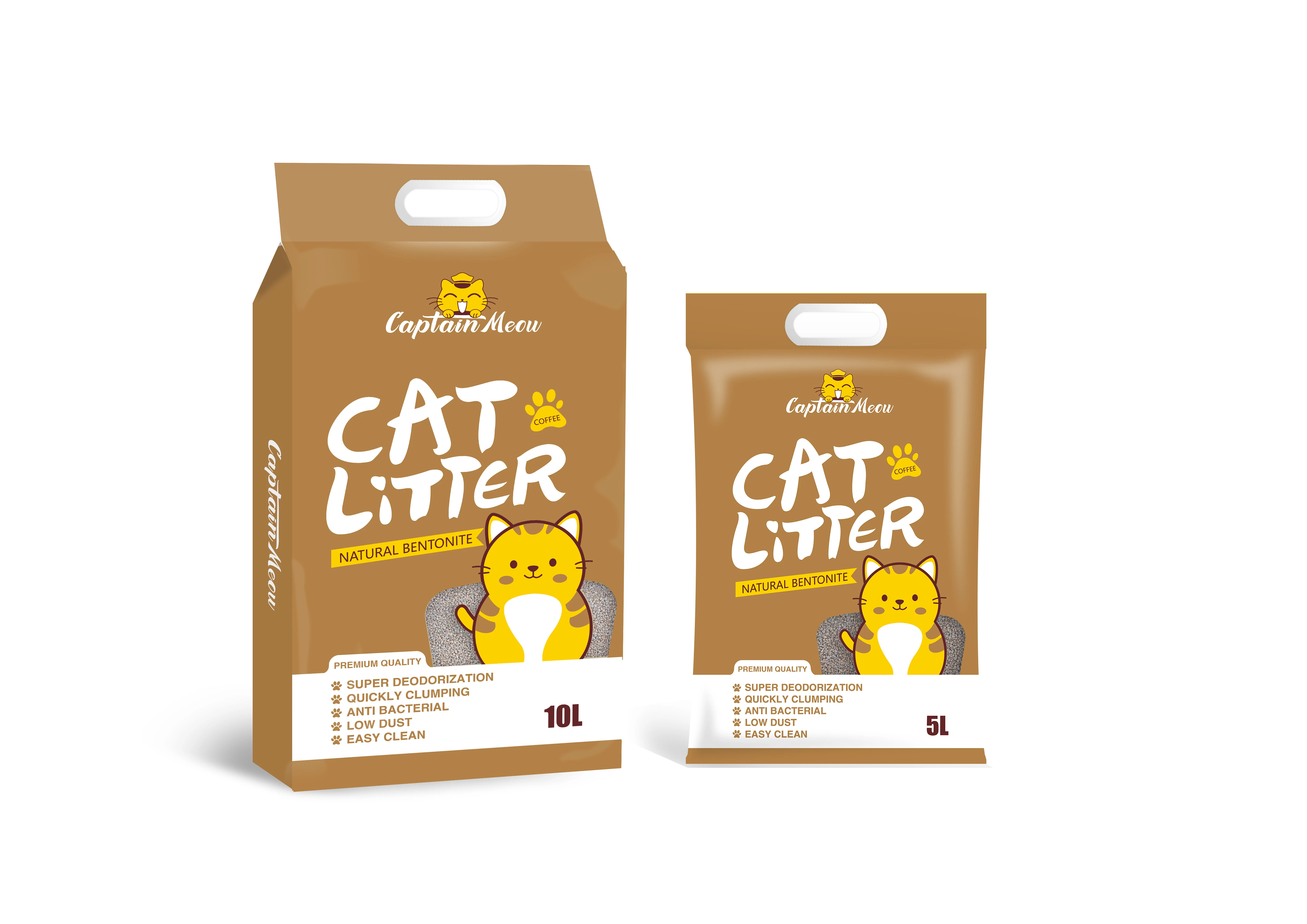 Bentonite cat litter
