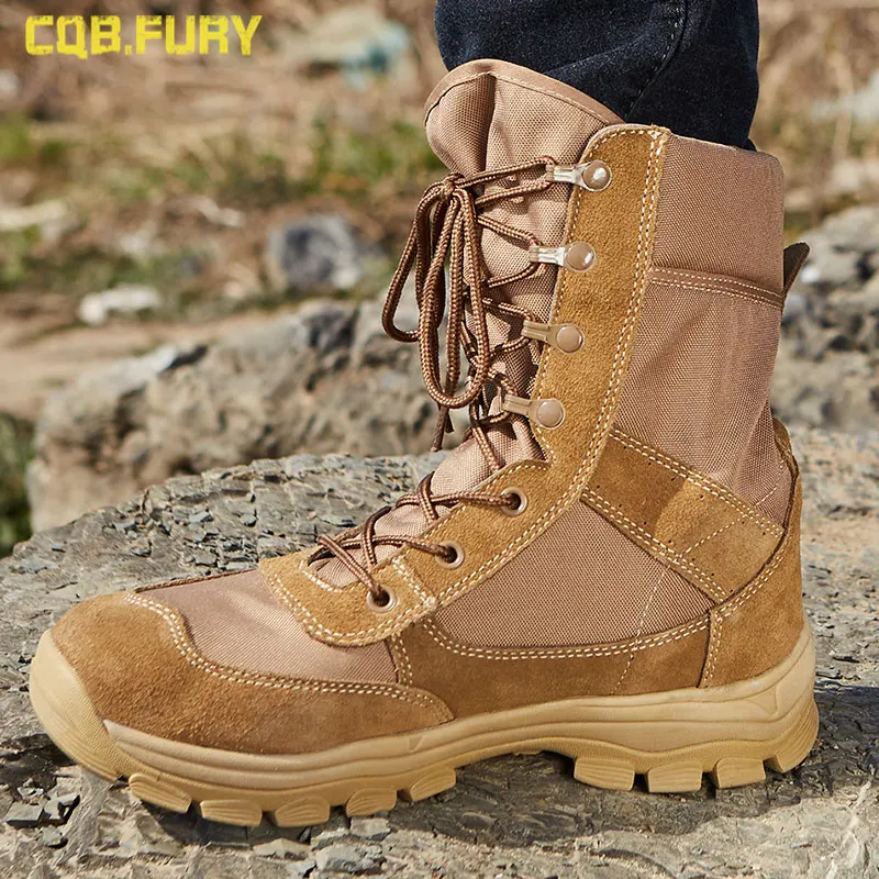 Wholesale  Warm  Tactical Jungle Combat Boots for Men