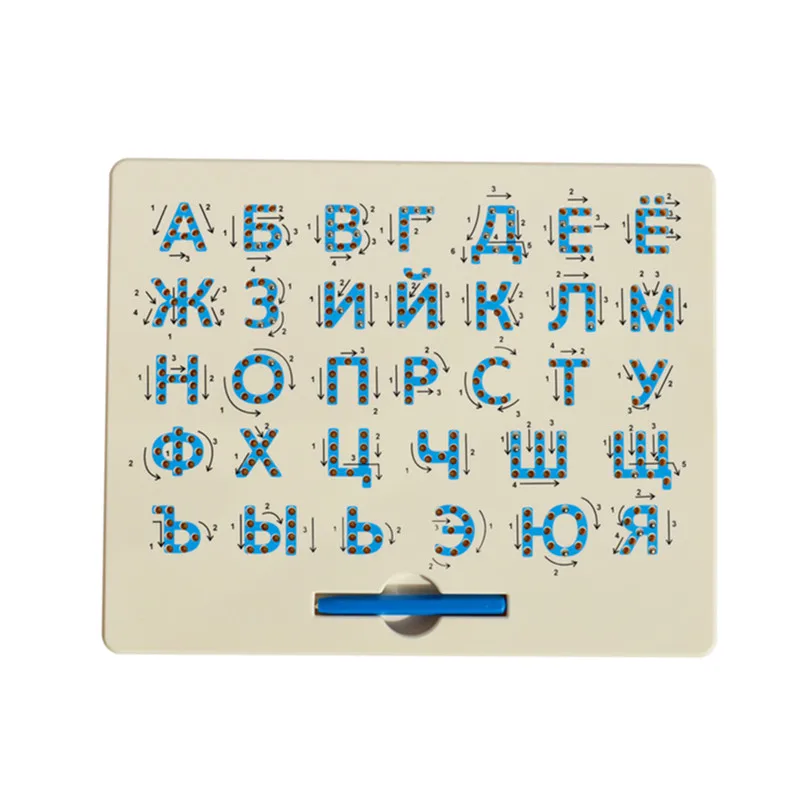 Russian Letter Alphabet Tracing Magpad Magnetic Drawing Board