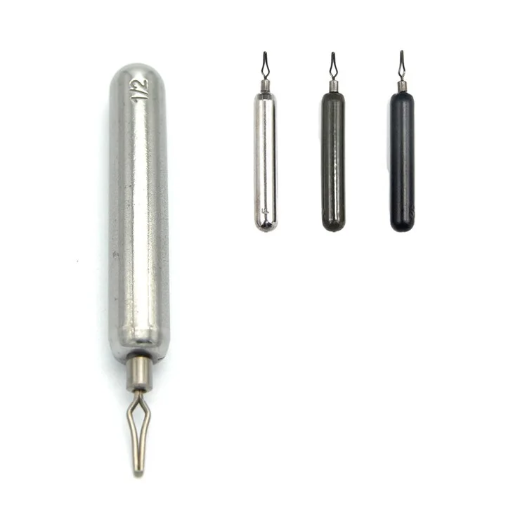 Bulk in stock Skinny Drop Shot Weight wholesale fishing weights tungsten