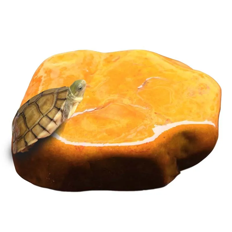 Аквариумная натуральная каменная черепаха, альпинистская рептилия, платформа для террасы, аквариумный декор для аквариума, ландшафтный дизайн