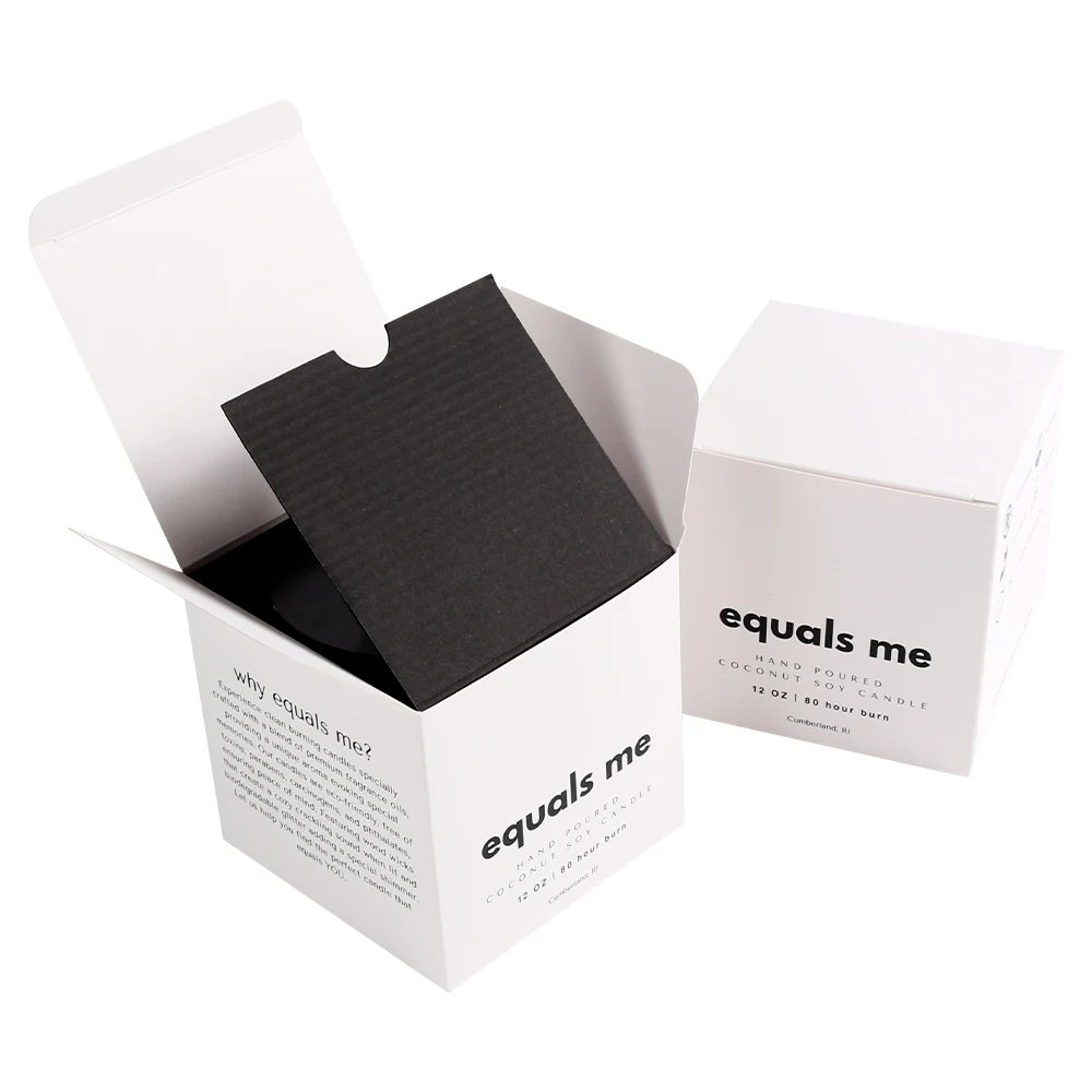 eco friendly packaging for candles kraft paper candle safe packaging boxes for large bowl candle