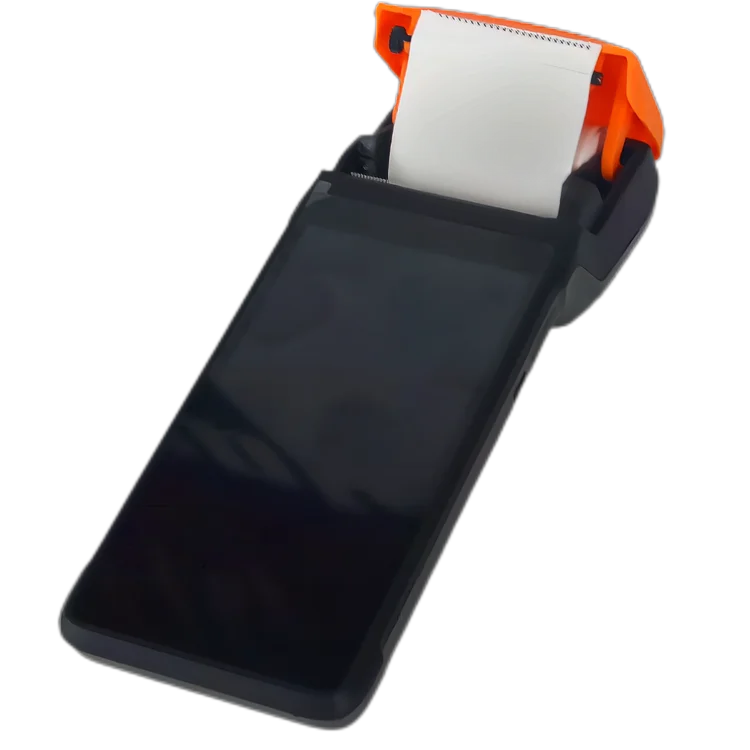 Mobile POS Android Terminal with Restaurant POS Software and Receipt Printer for Fast Food Seafood Meat Snack Lunch Kitchen Bar