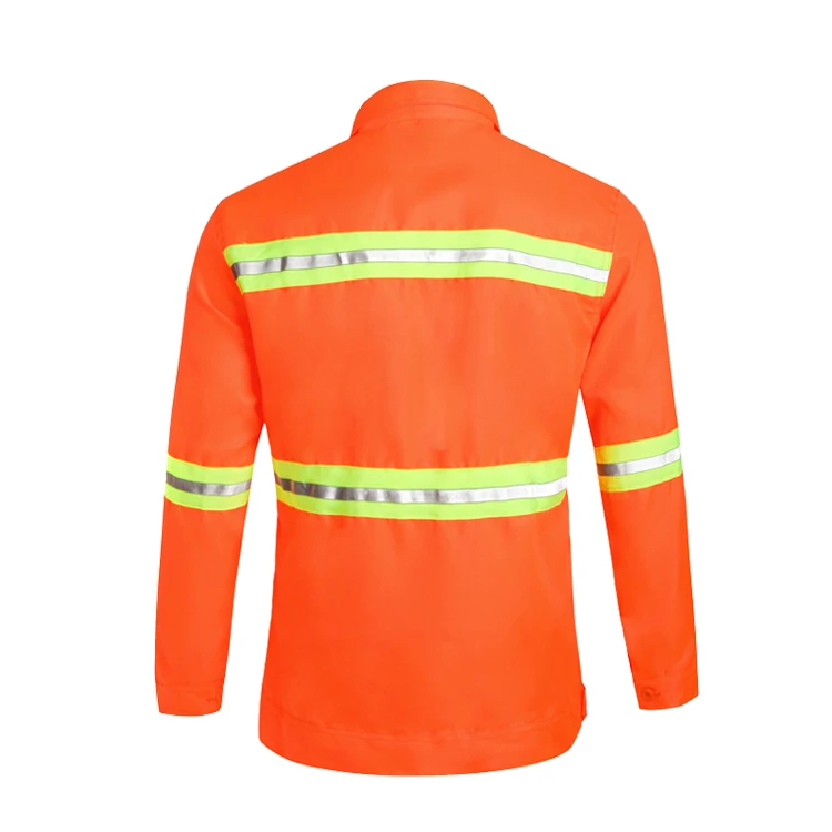 Made in China Wholesale Classic Long Sleeve Autumn Winter Season Cleaning Sanitation Building Reflective Workwear