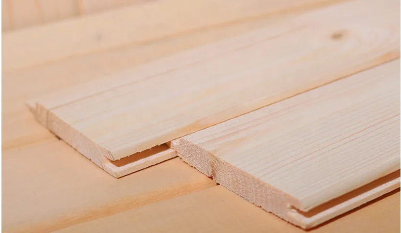 Finland Modern Design White Pine Wood Wall Panel Sauna Room Sawo Sauna Board Steam Red Cedar Spruce for sauna rooms