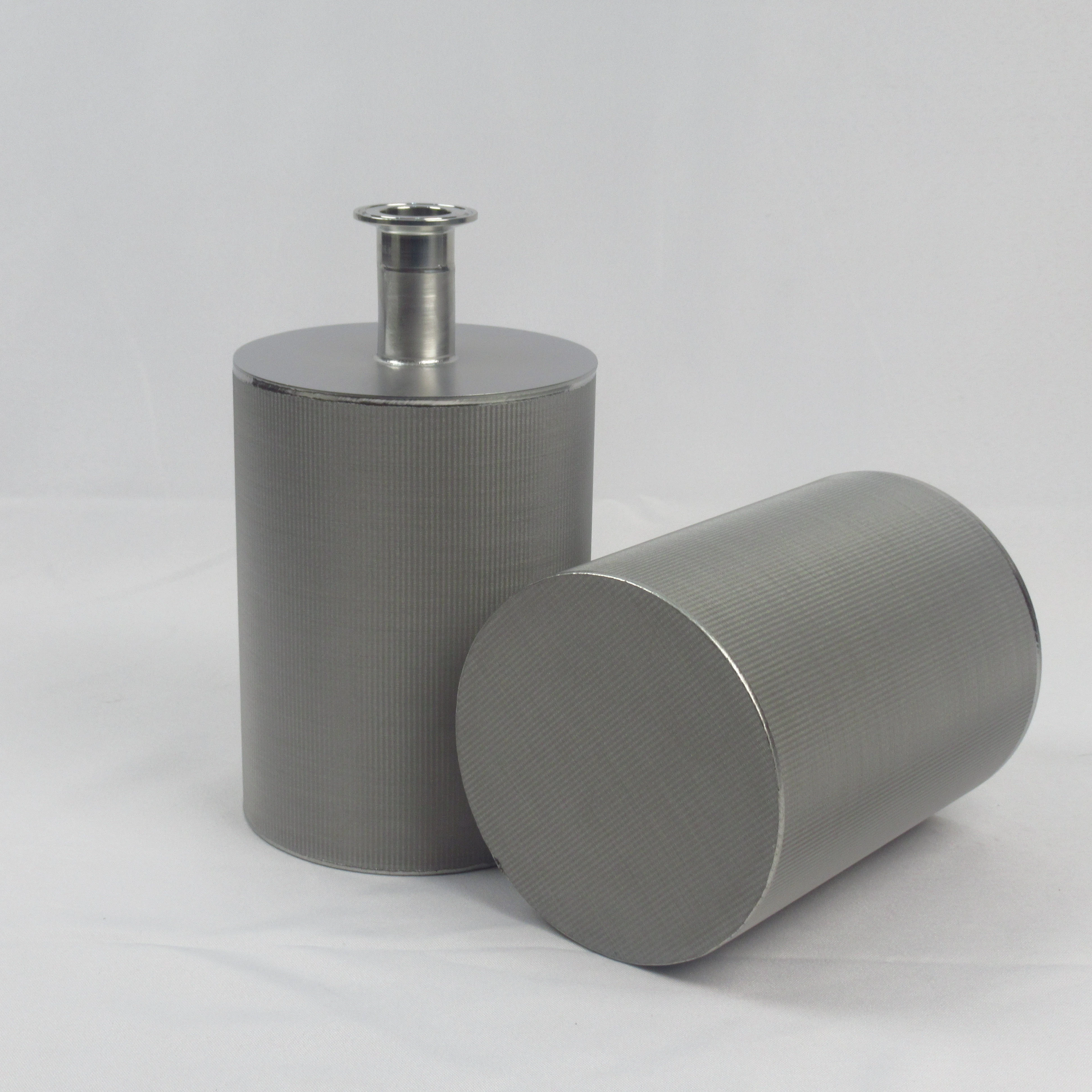 Quick-install interface metal  fiber felt sintered sintered wire mesh 304/316 filter element for chemical processing