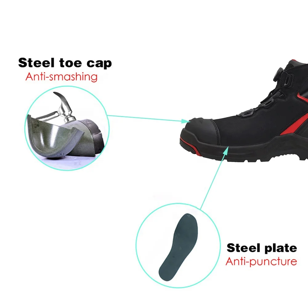 VITOSAFE Wholesale Factory Price Anti-static Labor Footwear S3 Steel Toe Safety Shoes Work Boots for Men