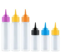 6 Easy Squeeze Applicator Bottles, Cookie Cutters and Cake Decorations, Food Coloring and Royal Frosting Supplies