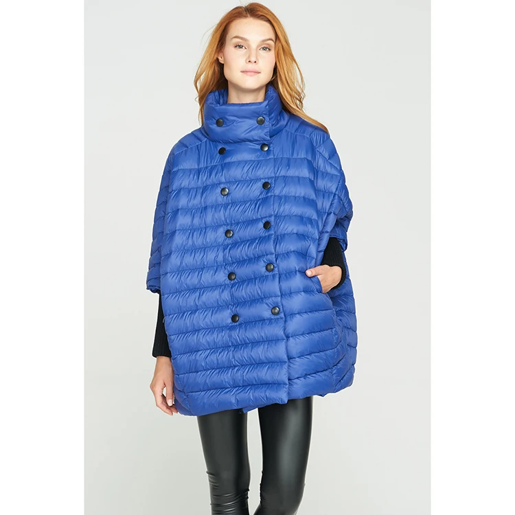 Fashion New Design Winter Women Plus Size Loose Double Breasted White Duck Down Jacket