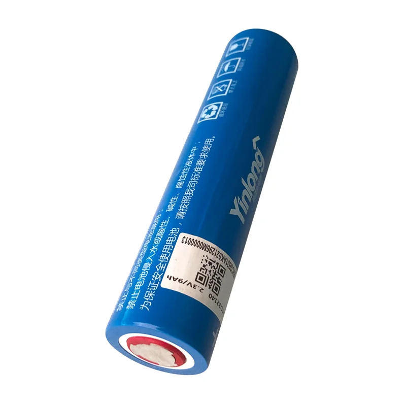 2.3v 9Ah Yinlong LTO32140 2.3V 9Ah B Grade Cylindrical Lithium Titanate LTO Battery Cell