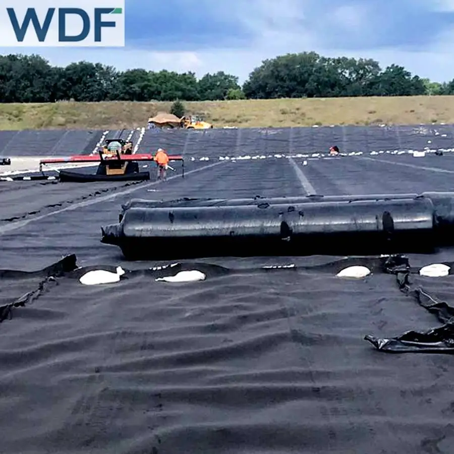 0 5 мм 1 2 HDPE геомембраны для круглых резервуаров