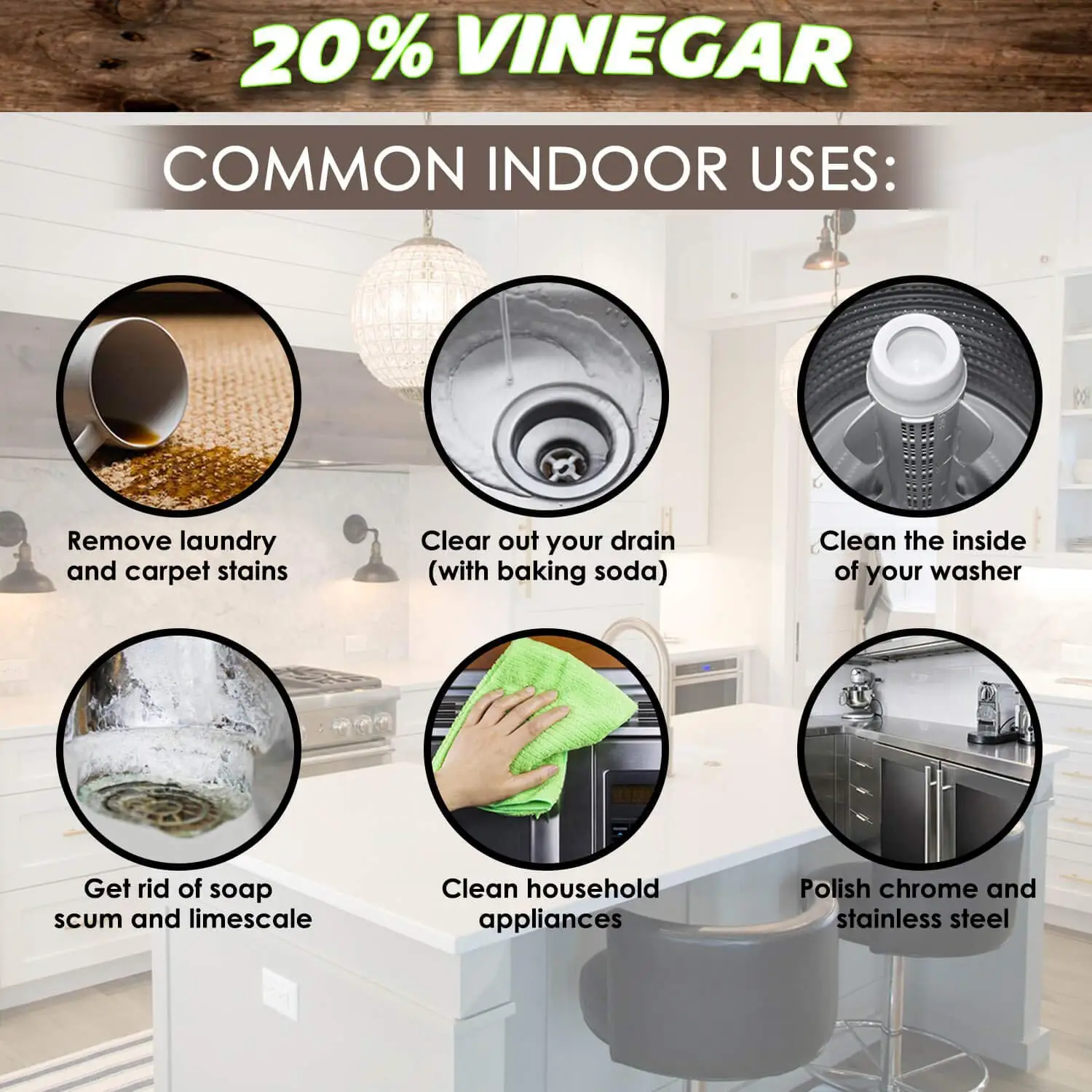 Сырье для приправ, 20% белый уксус