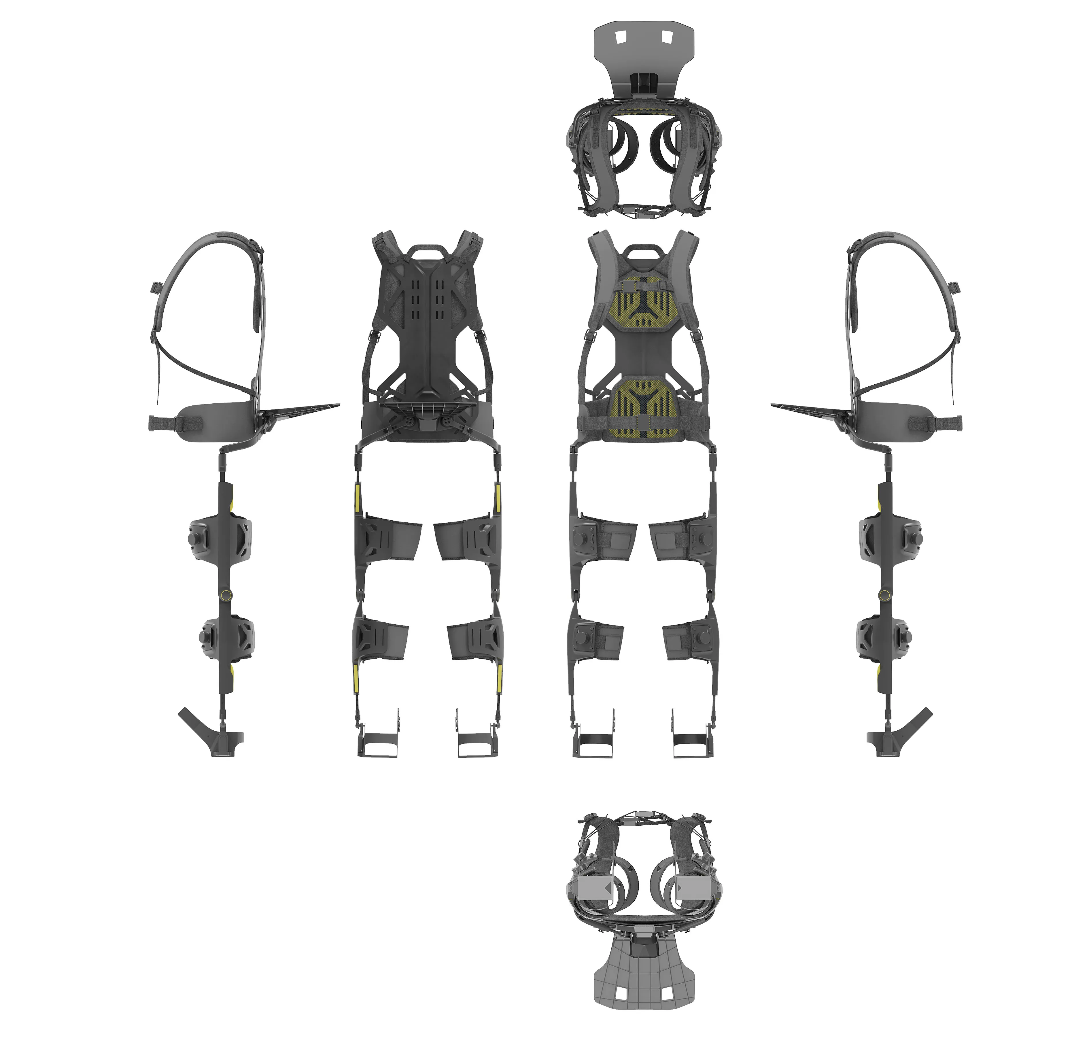 HBG Light weight bearing exoskeleton lower limb support and handling back support assistance Handling heavy objects high quality