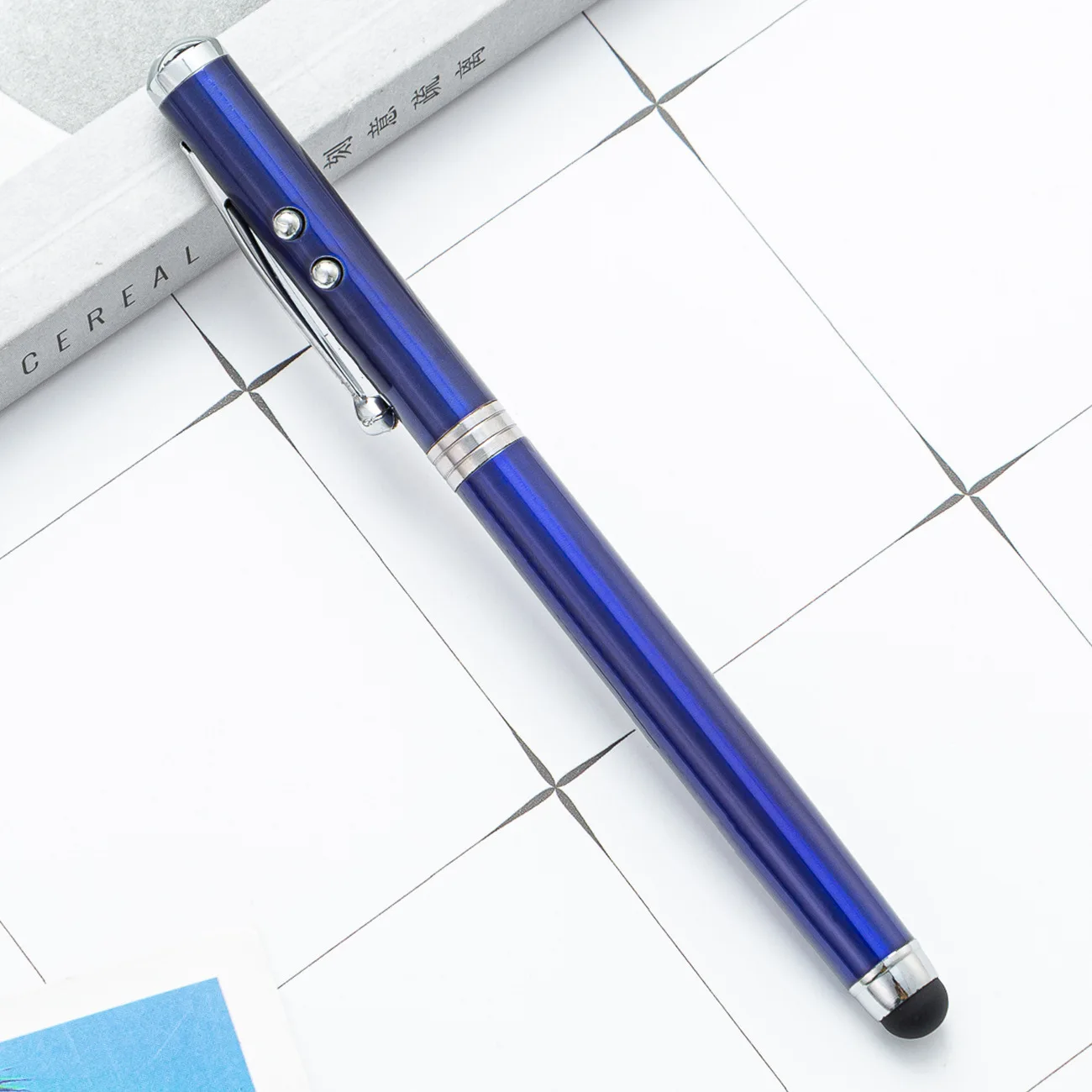 Lightweight Office Signature Ballpoint Pen Multifunctional 1.0mm Metal Capacitor Ballpoint Pen