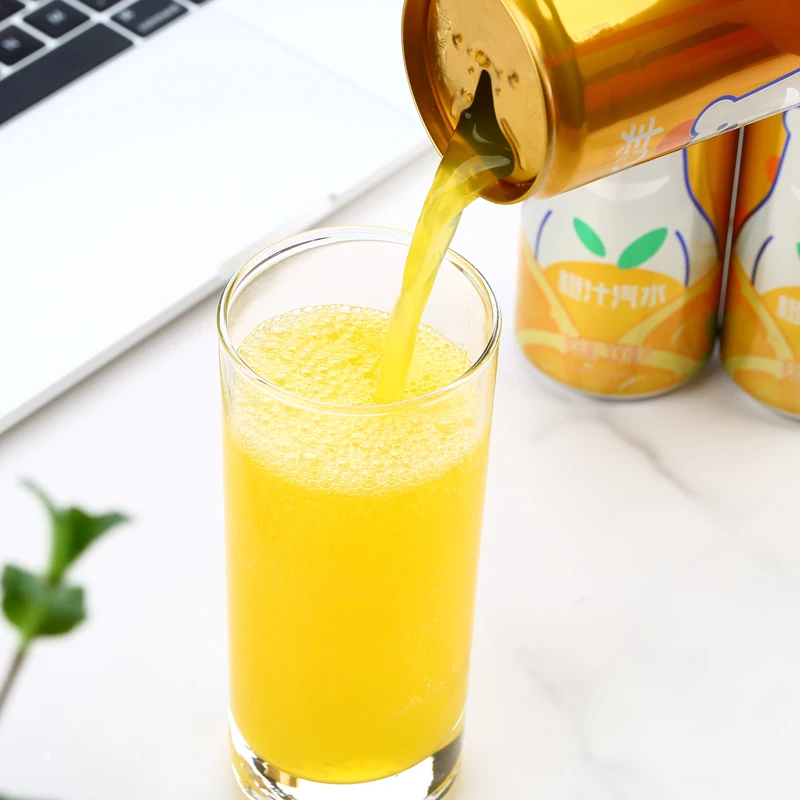 Газированный напиток с ароматом апельсина в арктическом океане фруктовым соком 330 мл 24 бутылки