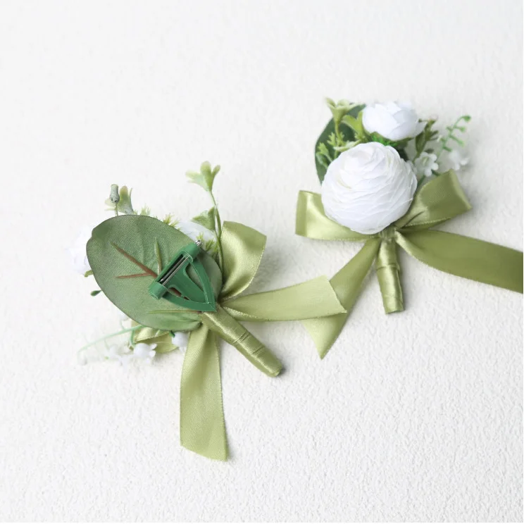 Wedding Bridal Wrist brooch pin corsage wedding accessories boutonniere men brooch corsage pin