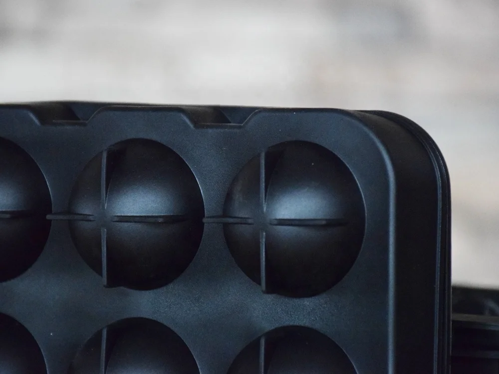 Z Ice Cube Round 6 Pcs Ball Ice Cube Tray Silicone Ice Mould For Holidays Or Home Use BP301