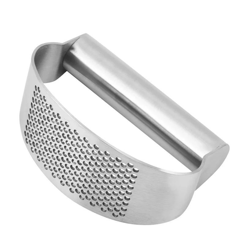 Wholesale Garlic Press Stainless Steel Household Garlic Crusher With Ergonomic Handle Garlic Machine