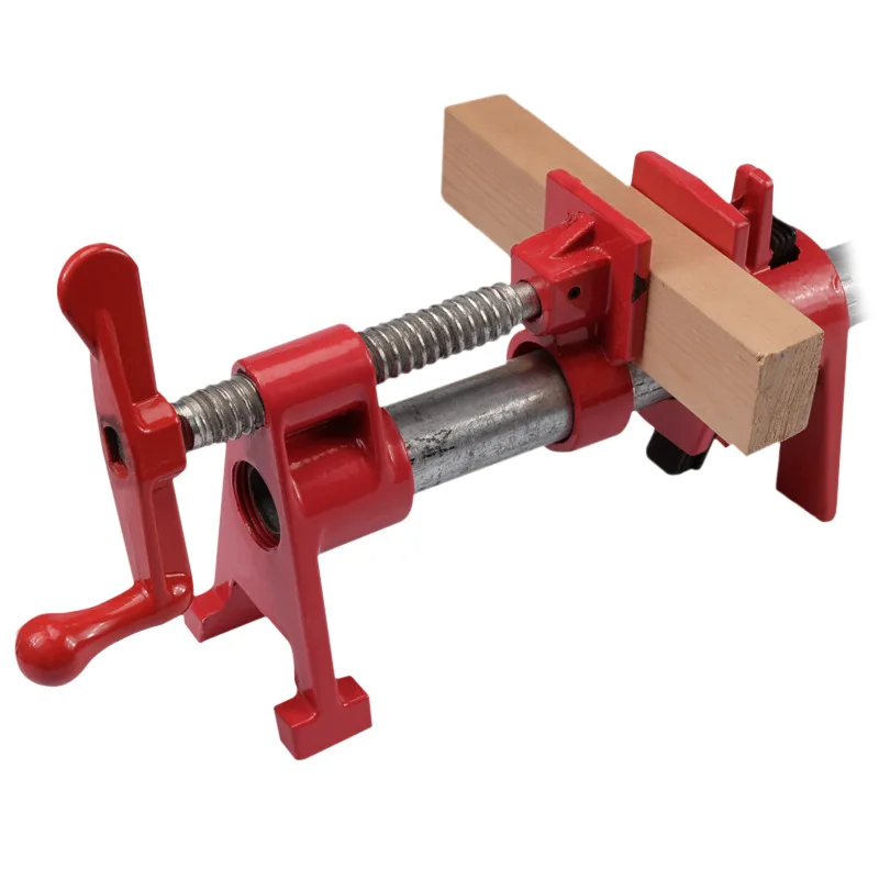 Hand operated vertical pipe clamp woodworking furniture horizontal combination 6 branch pipe clamp fixed fast clamp