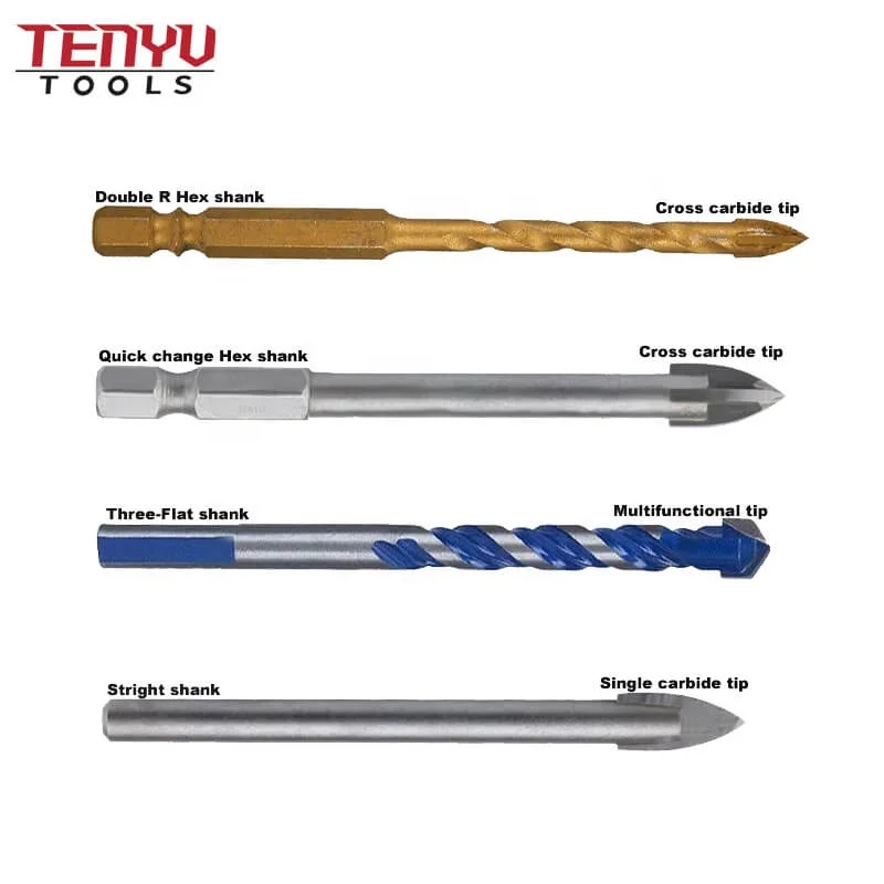 6 mm Best Type of Drill Bit Piece for Travertine Ceramic Tile and Concrete Floor Tiles Glass & Ceramic Drill Bits