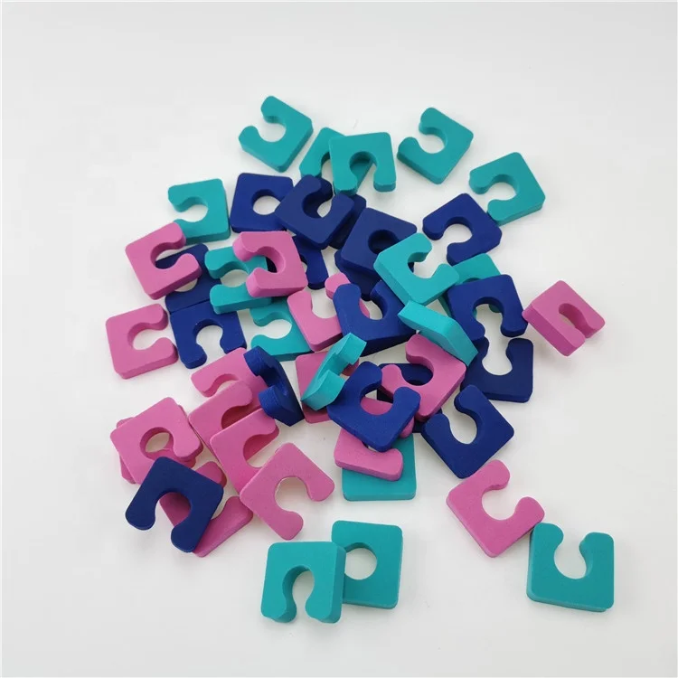 Factory Direct Sales Eva Toe Separators Eva Pedicure Gel Toe Separator For Nail Polish Each Finger Separate