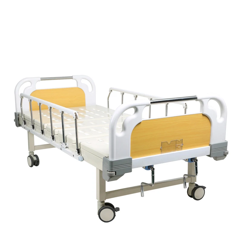Bestseller Good Price Hospital Furniture Manufacturers Two Cranks Manual Medical Bed With 2 Functions