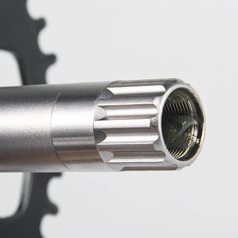 Road Bike Gravel Crankset Aluminum Alloy 170mm Hollow Crank Single Chainring 9-11S 42T MTB Bike Cranks With Bottom Bracket Set