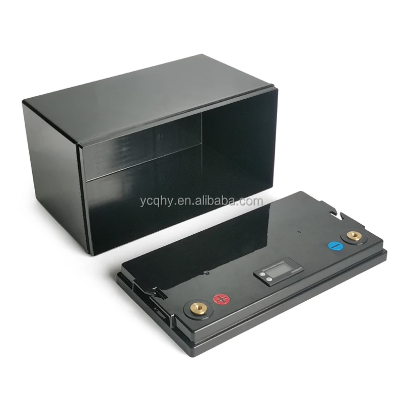 Empty 12v battery bank case 12v 100 ah lithium battery box for prismatic batteries cells
