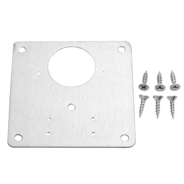 Repair Plate Easy Installation Stainless Steel Flat Fixing Brace Brackets Joining Plate Furniture Cabinet Door Hinge