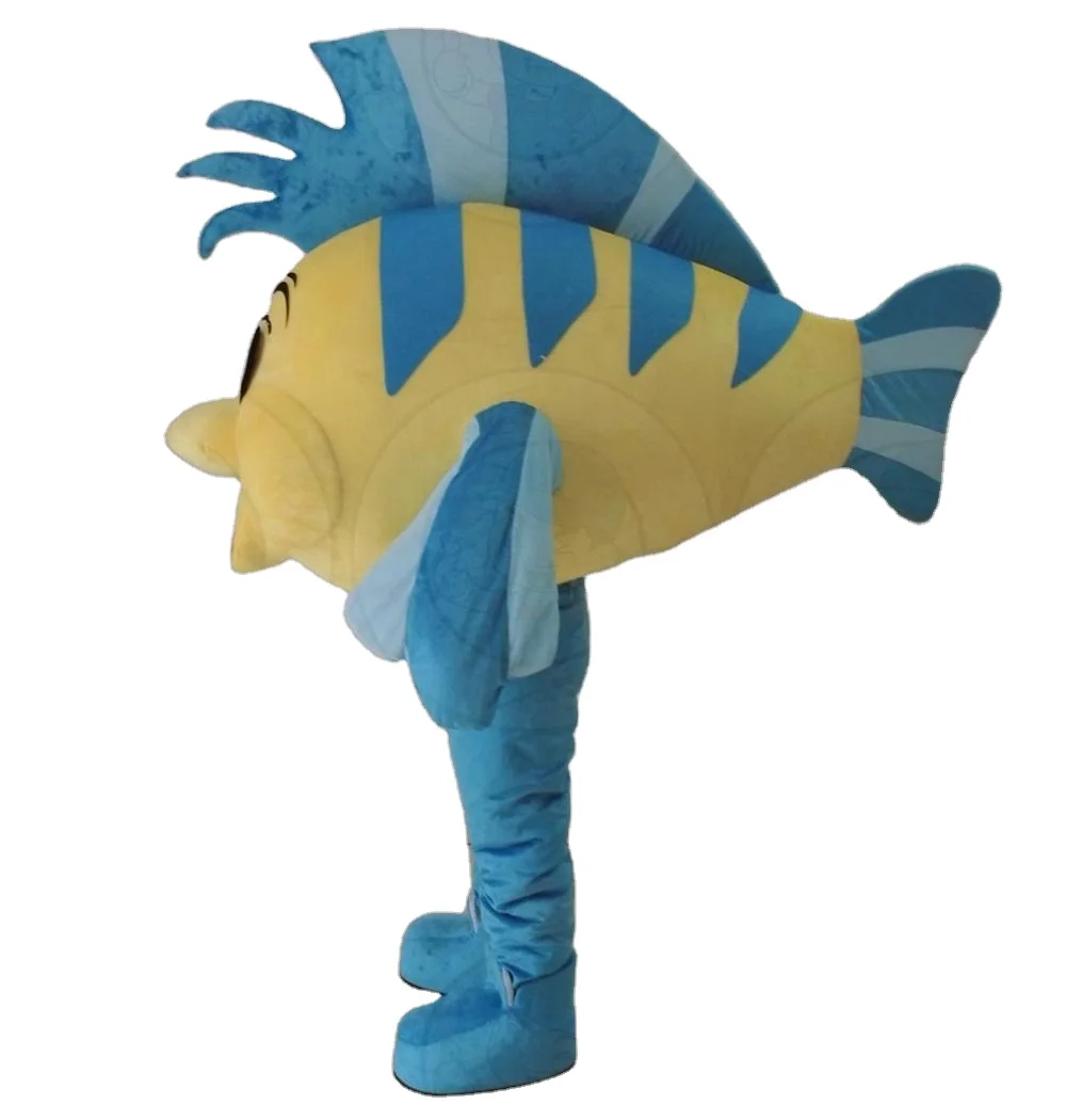 Hola Aquarium Flounder Mascot Costume/Cosplay Mascot