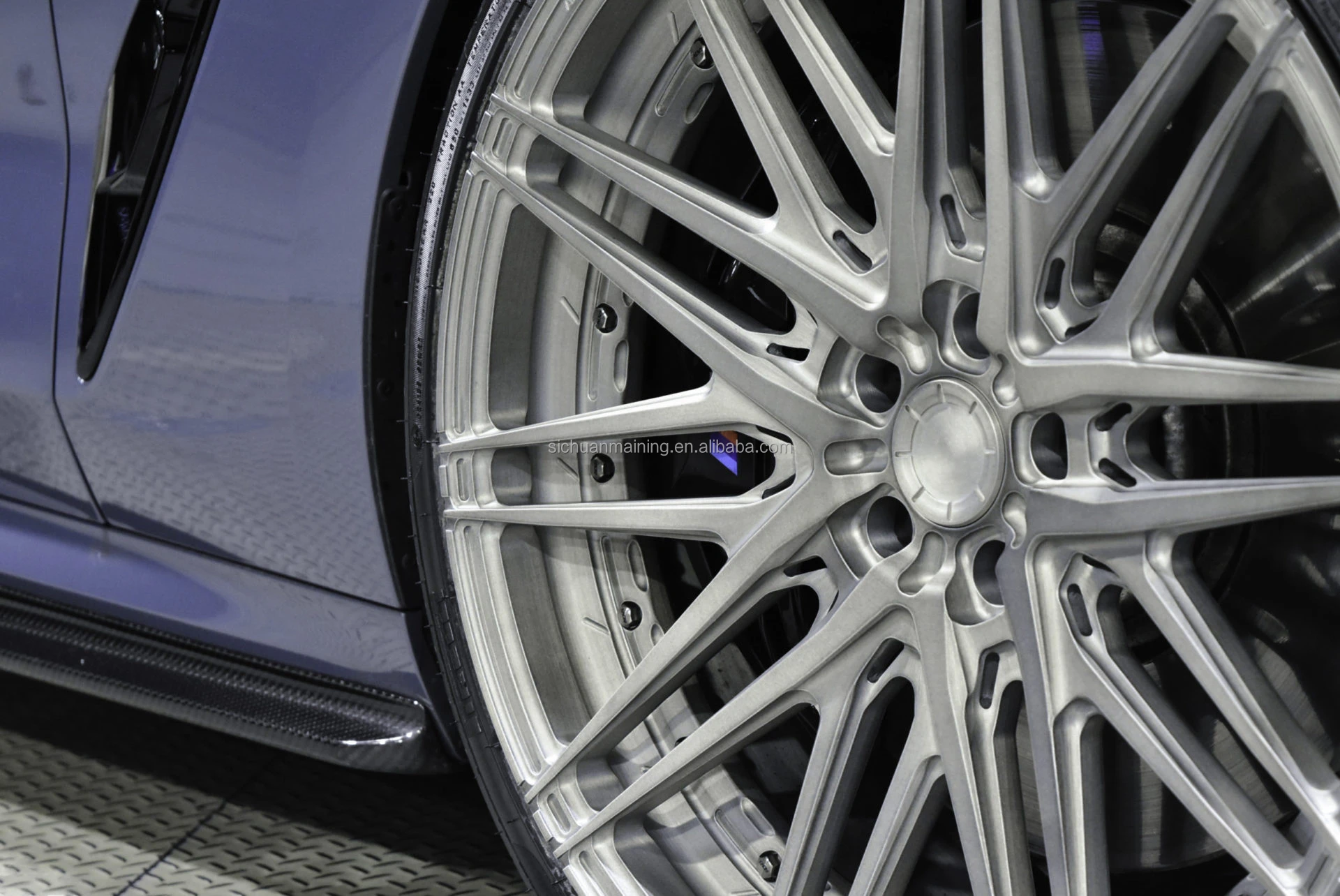 5x112 21x9 Front 21x10.5 Rear Forged Wheels Brushed Matte Gunmetal Wheels For BMW 8 Series M850i X drive 840d X drive