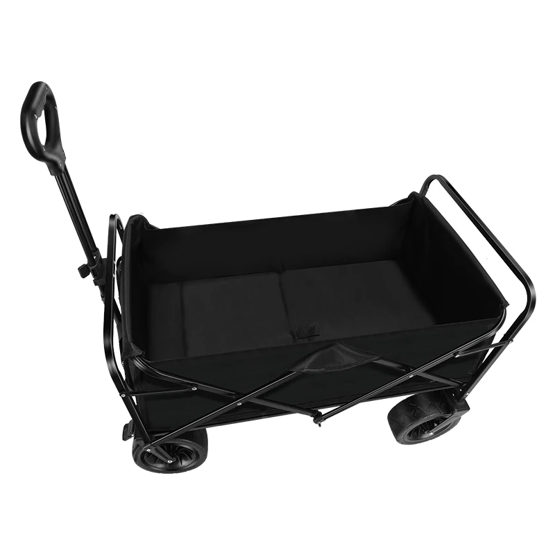 Foldable Picnic Camping Wagon Camping Cart Trail Collapsible Folding Beach Utility Cart Trolley Wagon