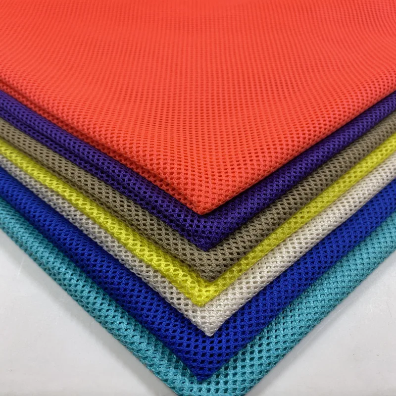 Factory Wholesale Sequin Embroidery French Lace Material Cotton Stretch Mesh Fabric