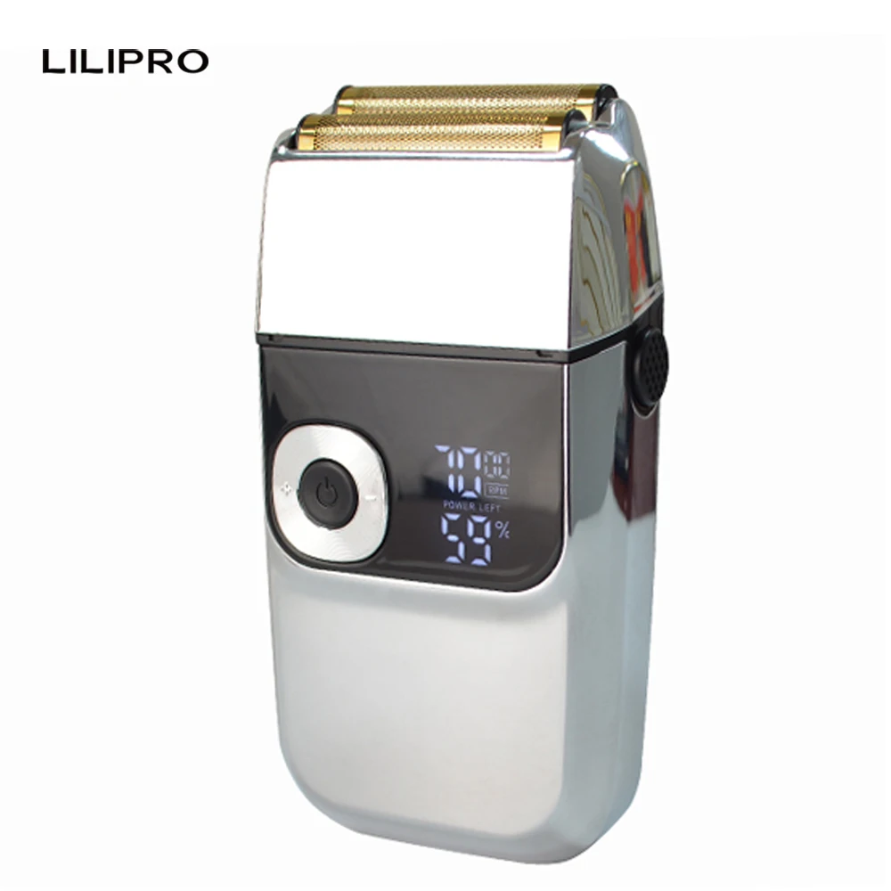 LiLiPRO Профессиональная Парикмахерская Машинка для стрижки волос лысый триммер бритья спины Мужская бритва из фольги