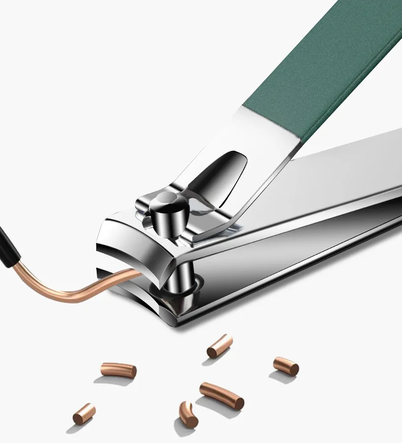 New 20 Pcs Portable Luxury Manicure Sets Pedicure Kits Bright Green Nail Clipper Set Personal Care Tools