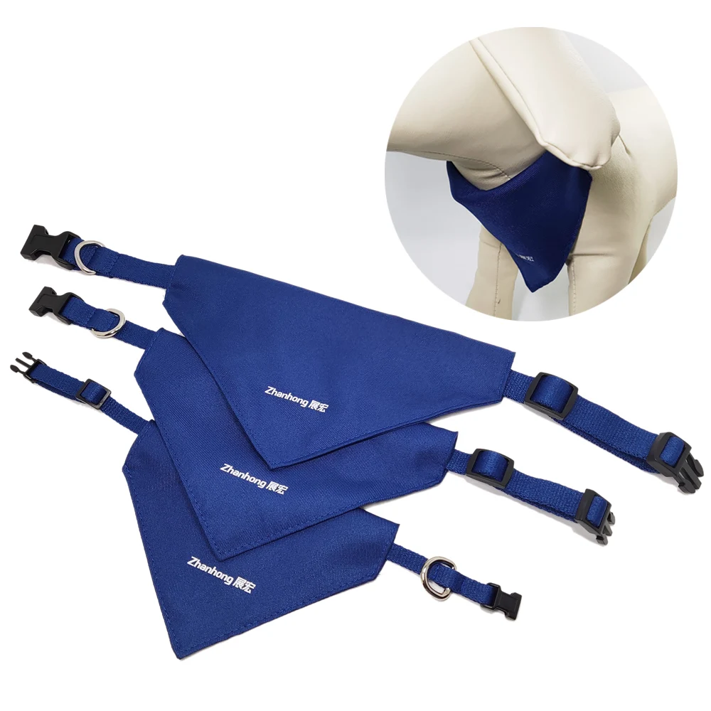 High Quality Silk Screen Printed Scarf Wholesale Custom Logo Dog Bandana